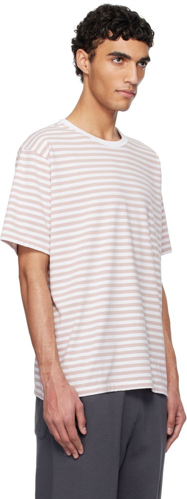 T-shirt NANAMICA nanamica Stripe Jersey T-Shirt Lyserød | S25SH120U, 1