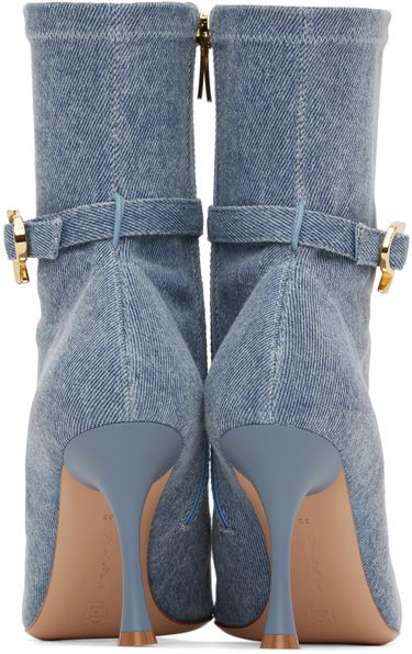 Frakker Gianvito Rossi Gianvito Rossi Ascent Denim Ankle Boots Blå | G73159.85LAC.DST, 1