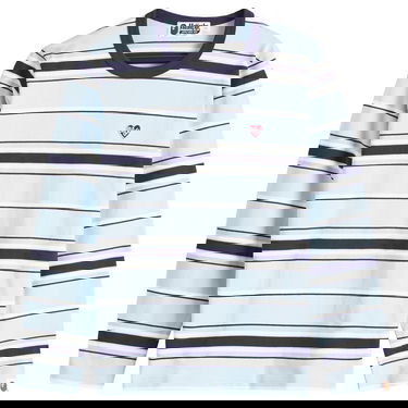 T-shirt BAPE One Point Stripe Long Sleeve T-Shirt Blå | 001LTK802001L-SAX, 0