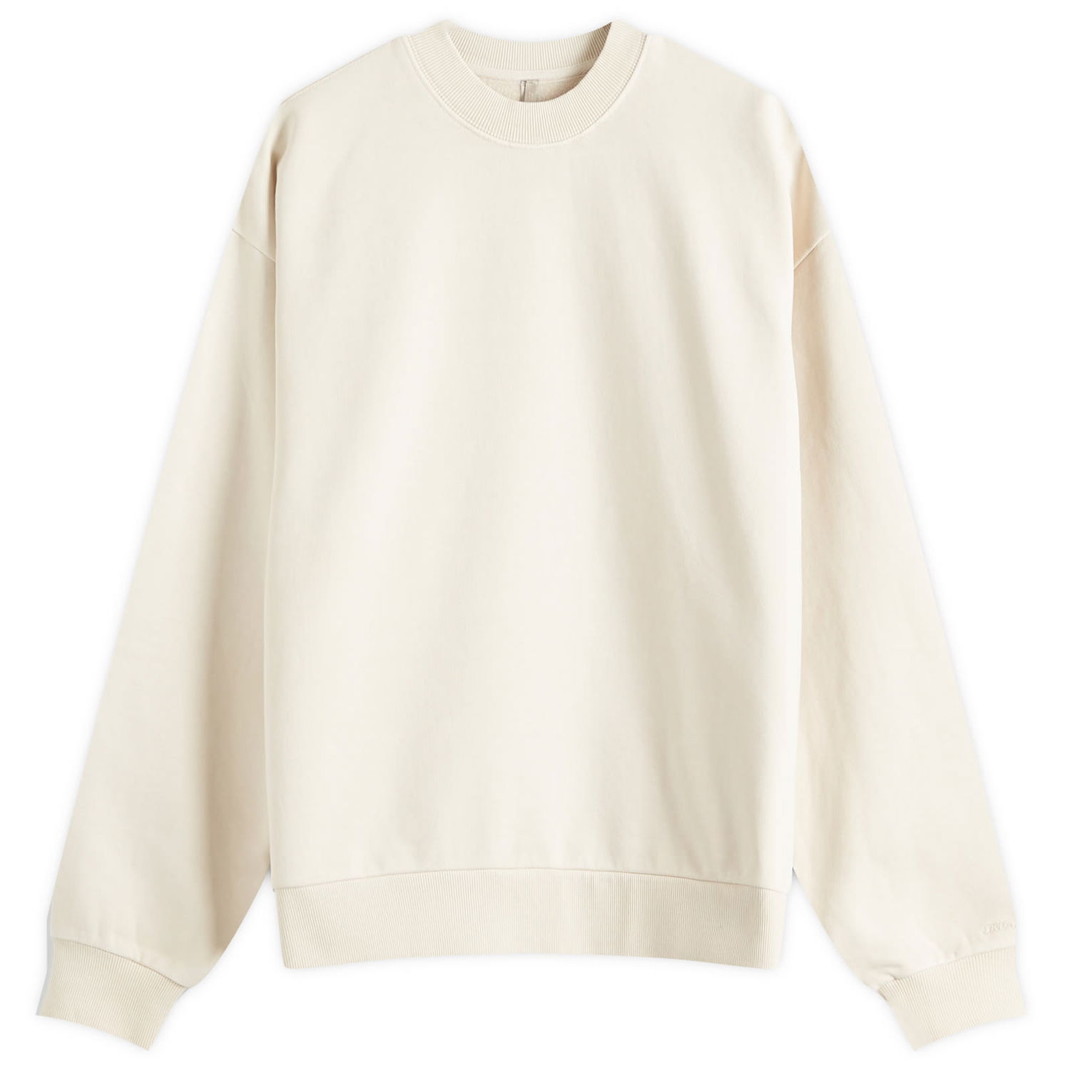 Sweater SKIMS SKIMS Boyfriend Fleece Pullover, Size Large Beige | PL-PLO-8017W-BUFF, 1