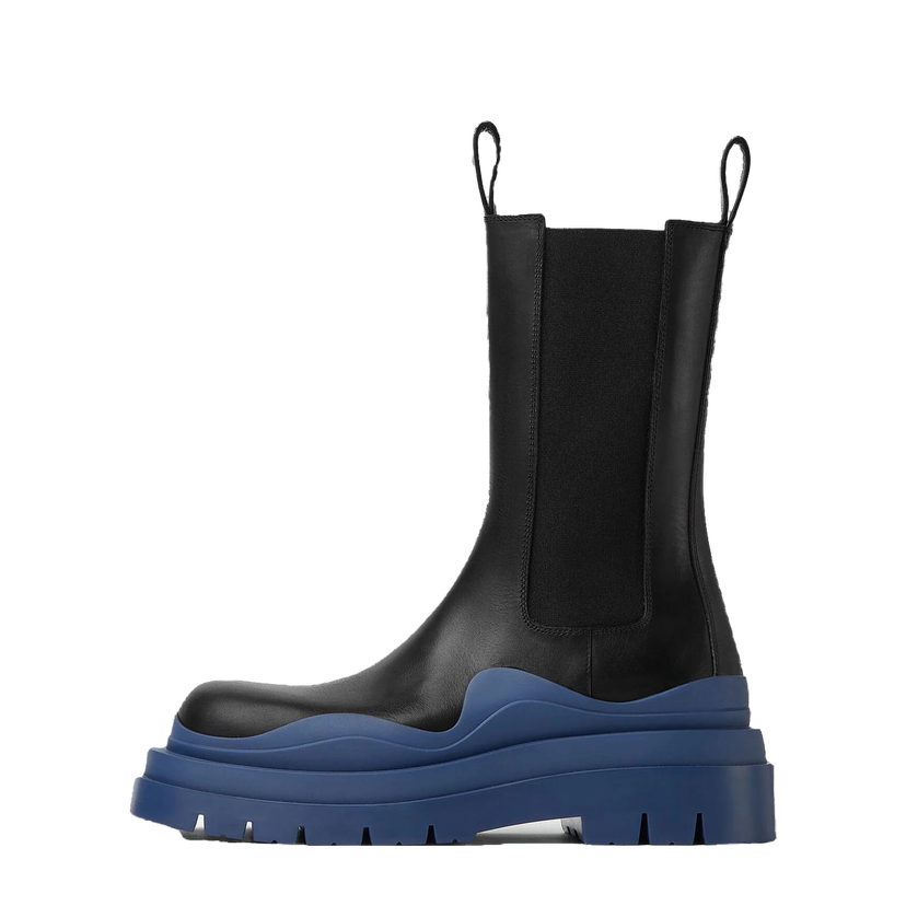 Sneakers og sko Bottega Veneta Tire Chelsea Boots Blå | 630297 VBS50 1759