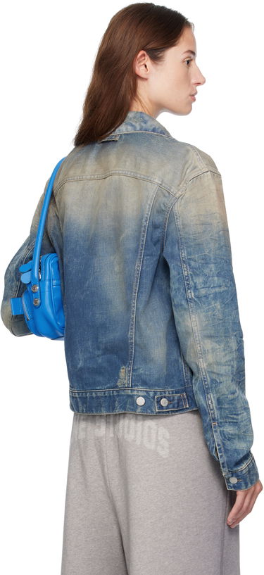 Jakke Acne Studios Acne Studios Distressed Denim Jacket Blå | C90196-, 2