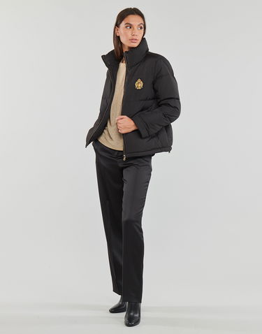 Puffer jakke Polo by Ralph Lauren Logo-Patch Insulated Puffer Jacket Sort | 297928078001, 2