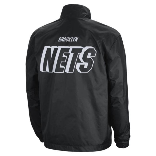 Jakke Nike Brooklyn Nets Courtside NBA Tracksuit Jacket Sort | DN8748-010, 1