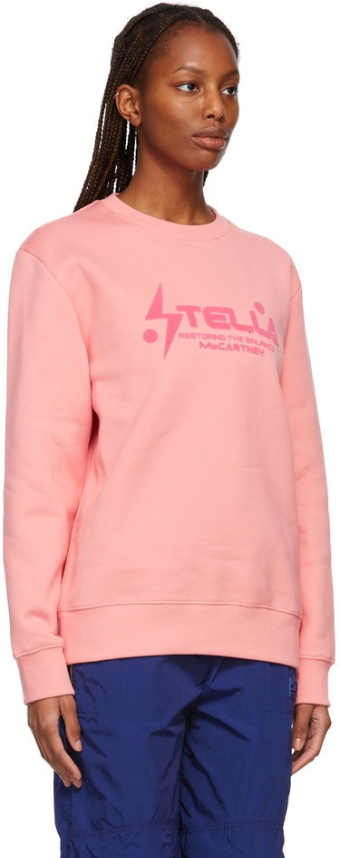 Sweatshirt Stella McCartney Logo Sweatshirt Lyserød | 601847SNP10, 1