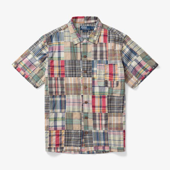 Skjorte Polo by Ralph Lauren Classic Fit Madras Cotton Camp Shirt Flerfarvet | 710903853001, 0