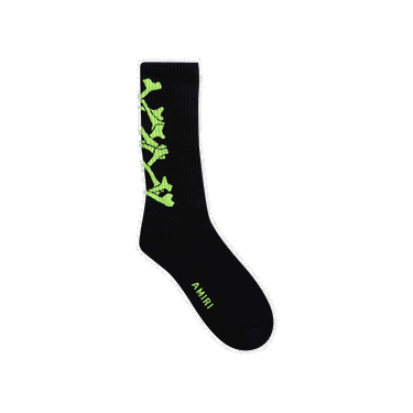 Sokker AMIRI Stacked Bones Socks Sort | PF22MHR007 763 BLAC, 0