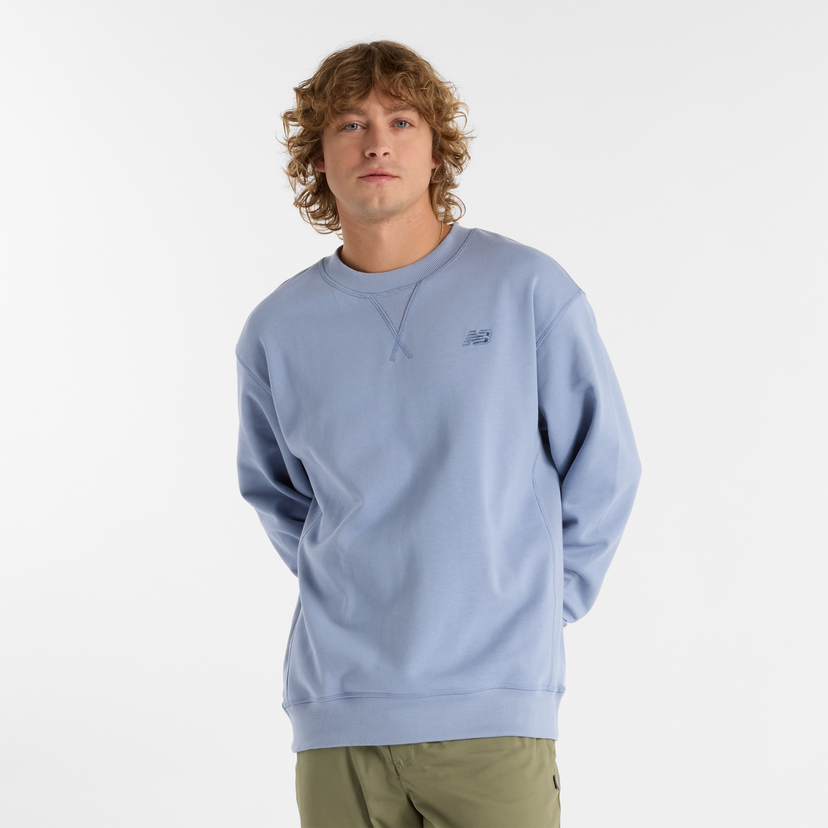 Sweater New Balance Men's Sweatshirt Blå | NBMT41506DUS