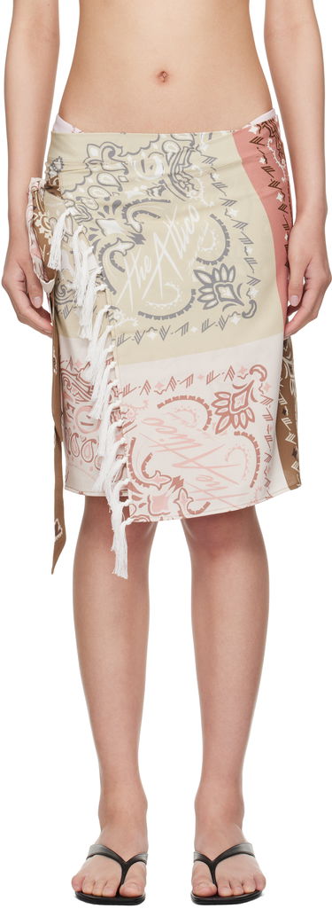 Nederdel The Attico The Attico Pareo Cover-Up Skirt Beige | 250WCR00139 VVV091PR, 0
