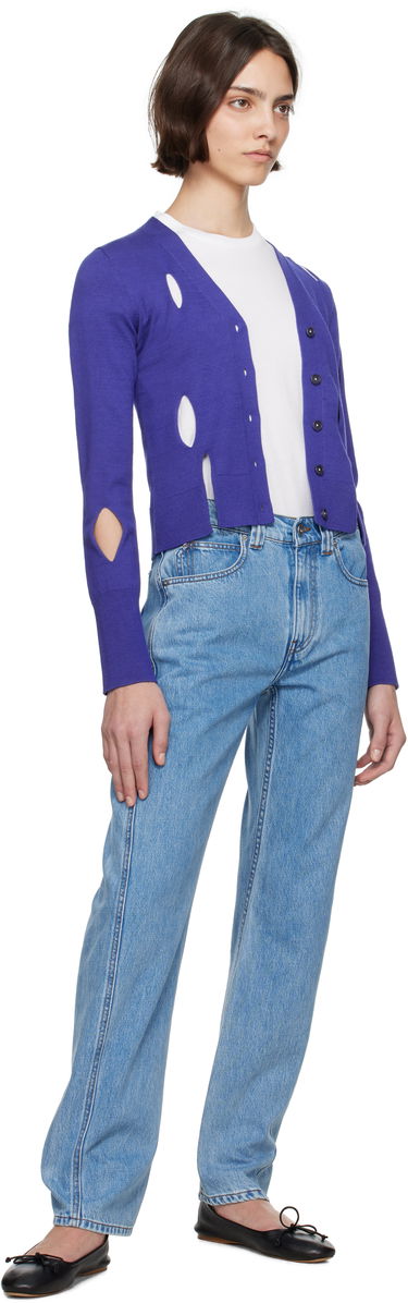 Jeans JW Anderson JW Anderson Twisted Slim Leg Jeans Blå | DT0111-PG1774, 3