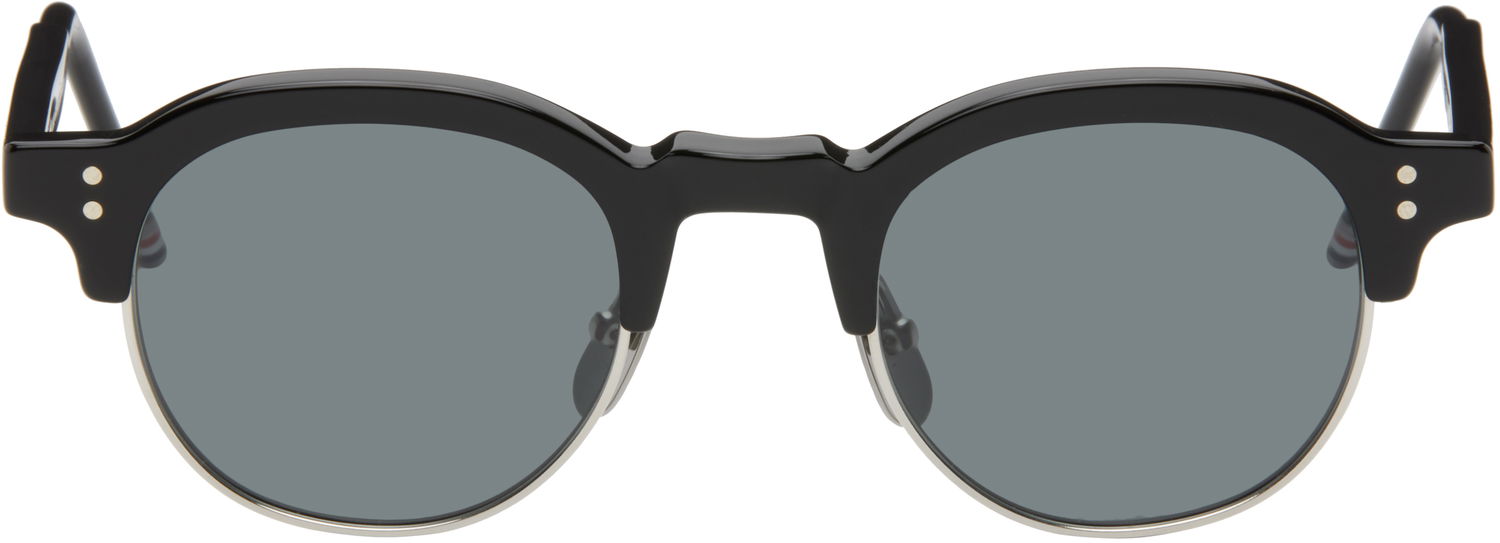 Solbriller Thom Browne Acetate & Titanium Oval Sunglasses Sort | UES920A-G0003, 0