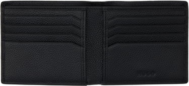 Tegnebog BOSS Bifold Leather Wallet Sort | 50548314, 2