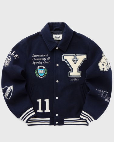 Bomberjakke Les Deux Yale Wool Varsity Jacket Men's Bomber Blå | COL610016-460460, 0