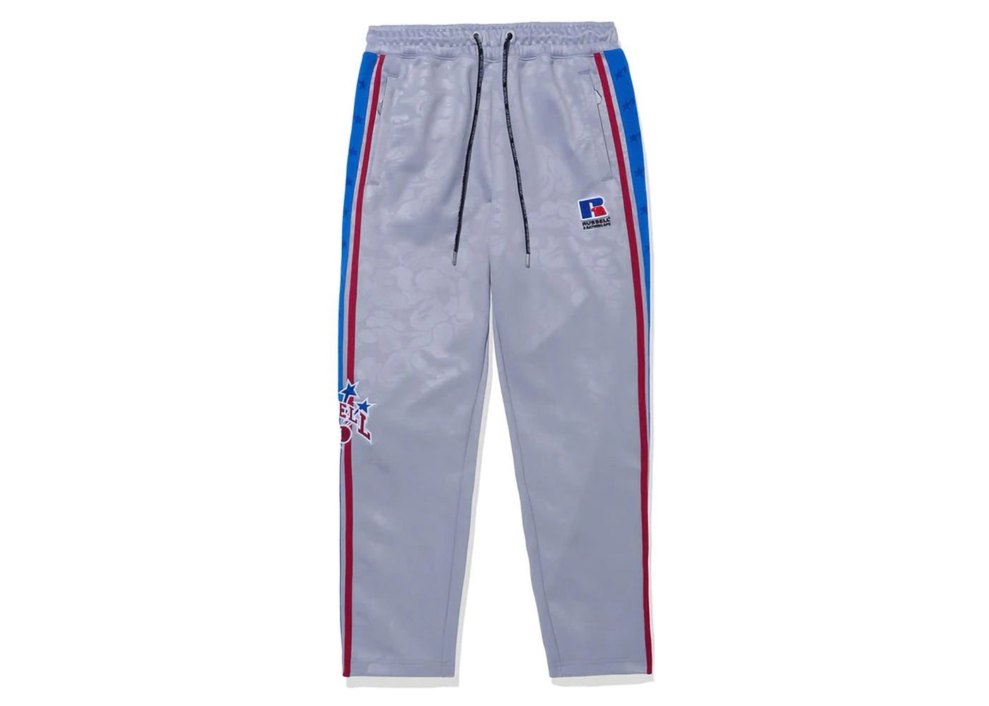 Joggingbukser BAPE BAPE x Russell Track Pants Gray Grå | 1J73-152-911, 0