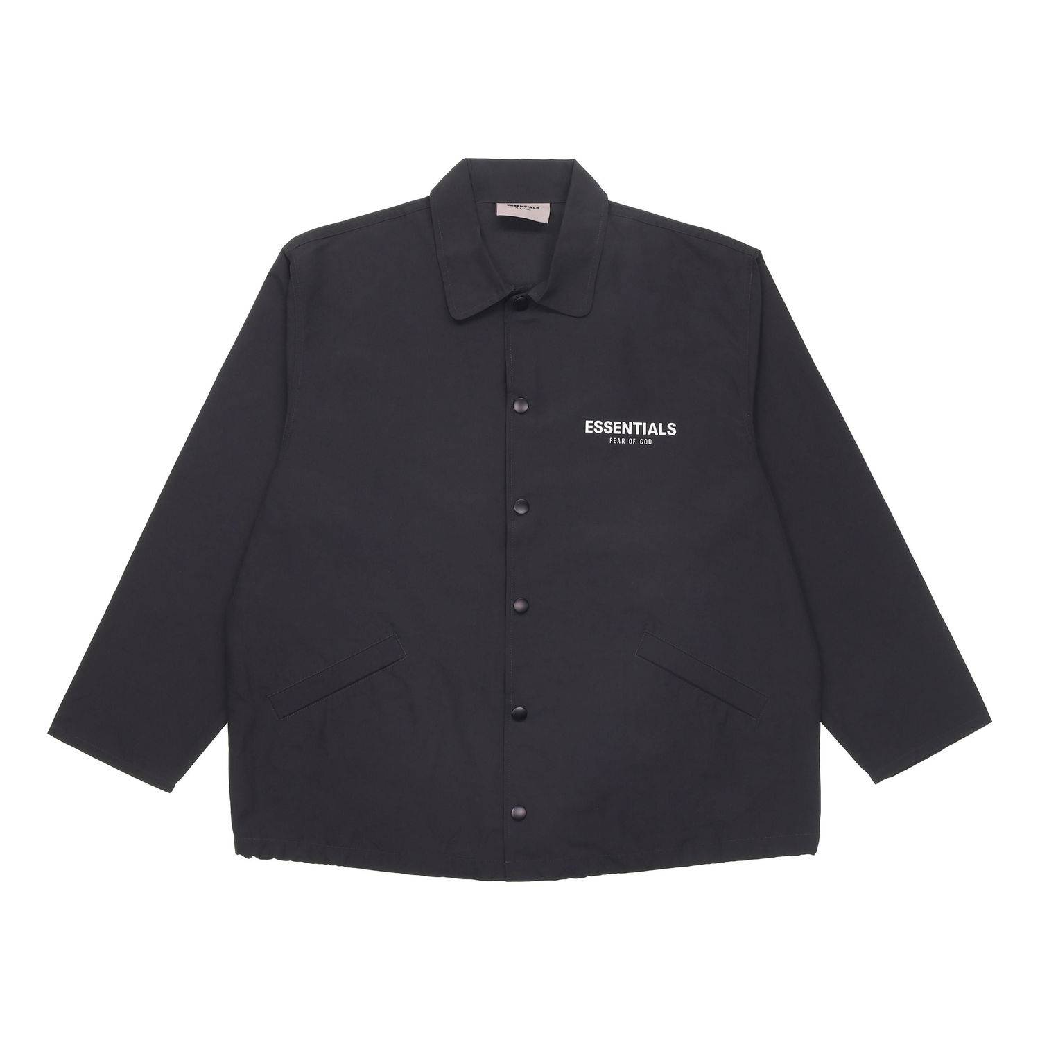 Vindjakke Fear of God Essentials SS21 Coach Jacket Sort | 0202250500021001, 0