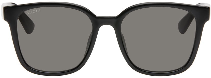 Solbriller Gucci Black Square Sunglasses Sort | GG1346SK-001