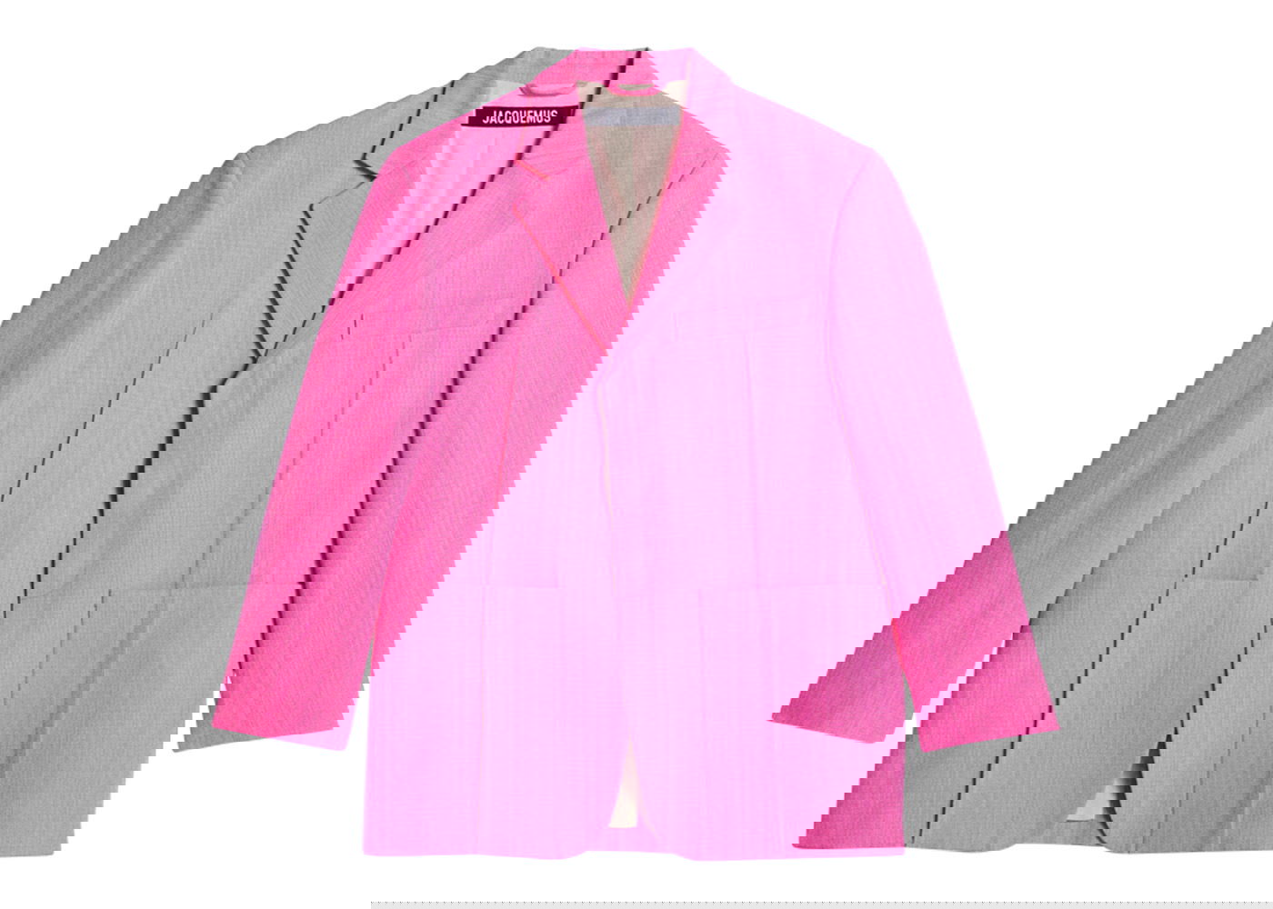 Jakke Jacquemus La Veste D'Homme Square Lyserød | 213JA101-1031-430, 0