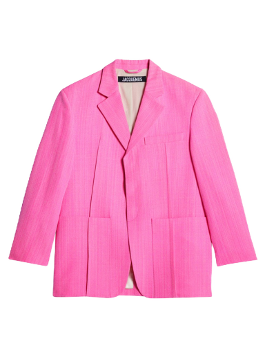 Jakke Jacquemus La Veste D'Homme Square Lyserød | 213JA101-1031-430