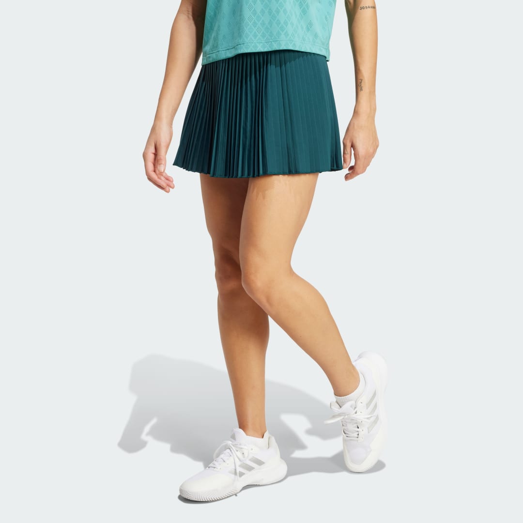 Nederdel adidas Performance Pleated Skirt Tennis Pro Climacool Grøn | JM4731, 0