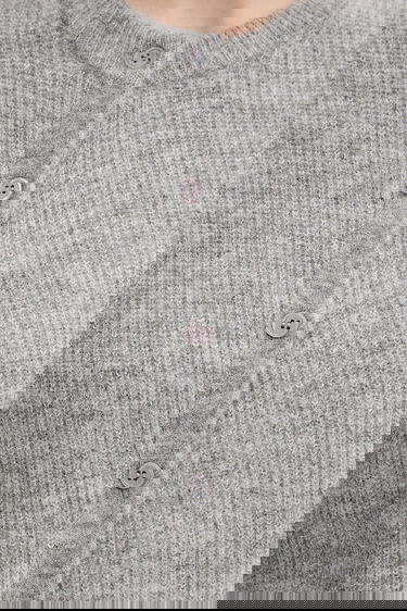 Sweater Samsoe Samsoe Samsoe Samsoe SAANOURA Cardigan Grå | F25200115, 4