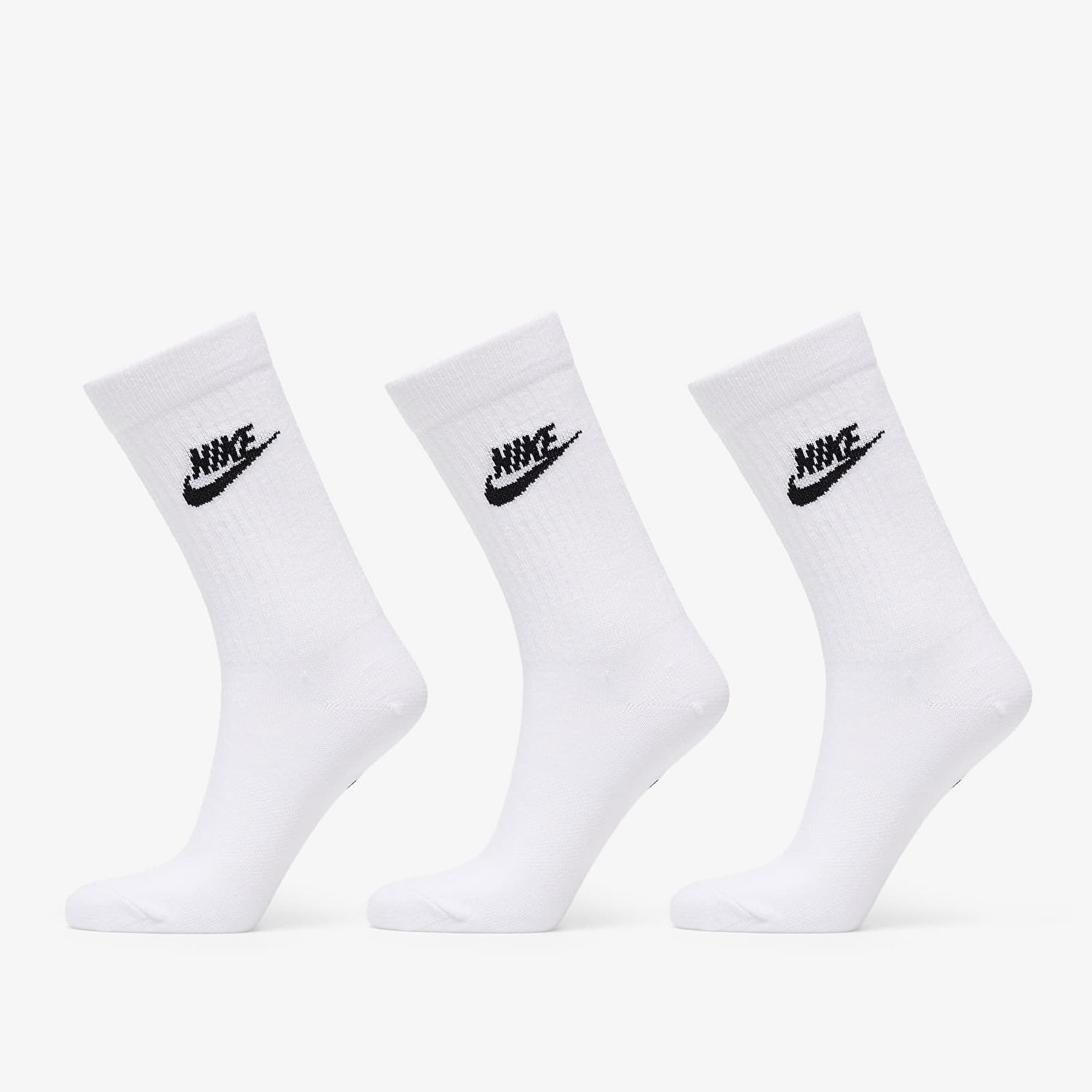 Undertøj og sokker Nike Everyday Essential Crew Socks 3-Pack Hvid | DX5025-100, 0