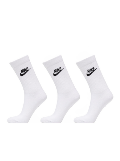 Undertøj og sokker Nike Everyday Essential Crew Socks 3-Pack Hvid | DX5025-100