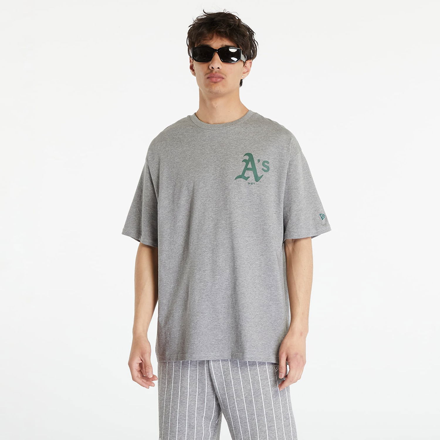 T-shirt New Era Oakland Athletics MLB Ice Cream Oversized T-Shirt Grå | 60357133, 1