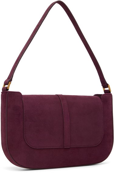 Skuldertaske BY FAR BY FAR Miranda Suede Shoulder Bag Bourgogne | MWBSB023KL009RD028PL, 2
