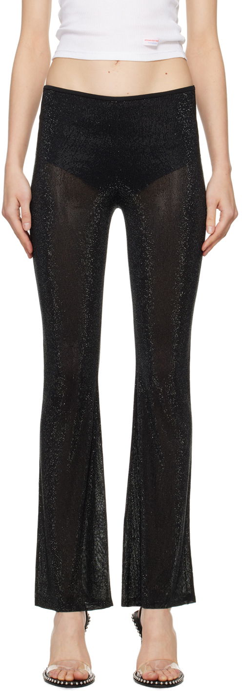 Bukser Alexander Wang Boot-Leg Trousers Sort | 1KC1244032