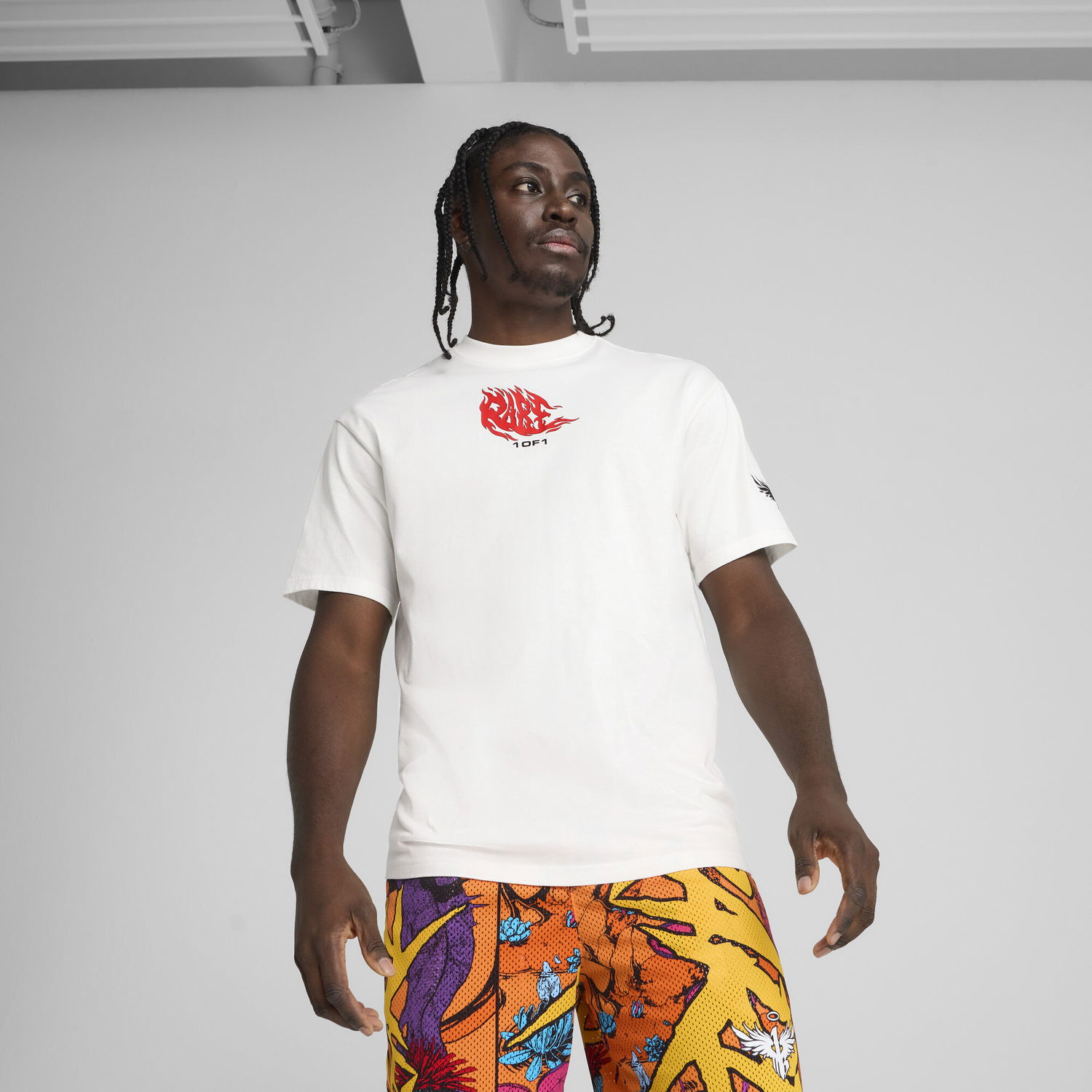 T-shirt Puma Melo Phoenix Basketball T-Shirt Hvid | 630688_01, 0