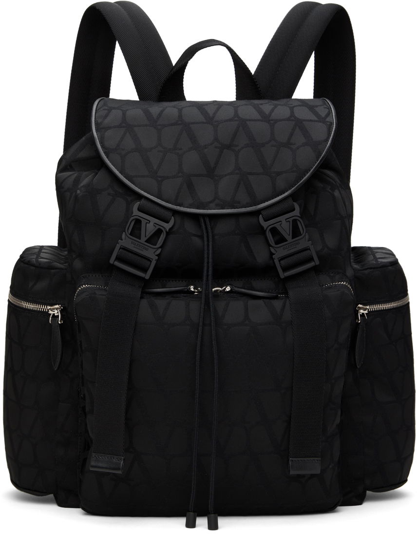 Rygsæk Valentino Garavani Iconographe Backpack Sort | 4Y2B0C47CSH, 0