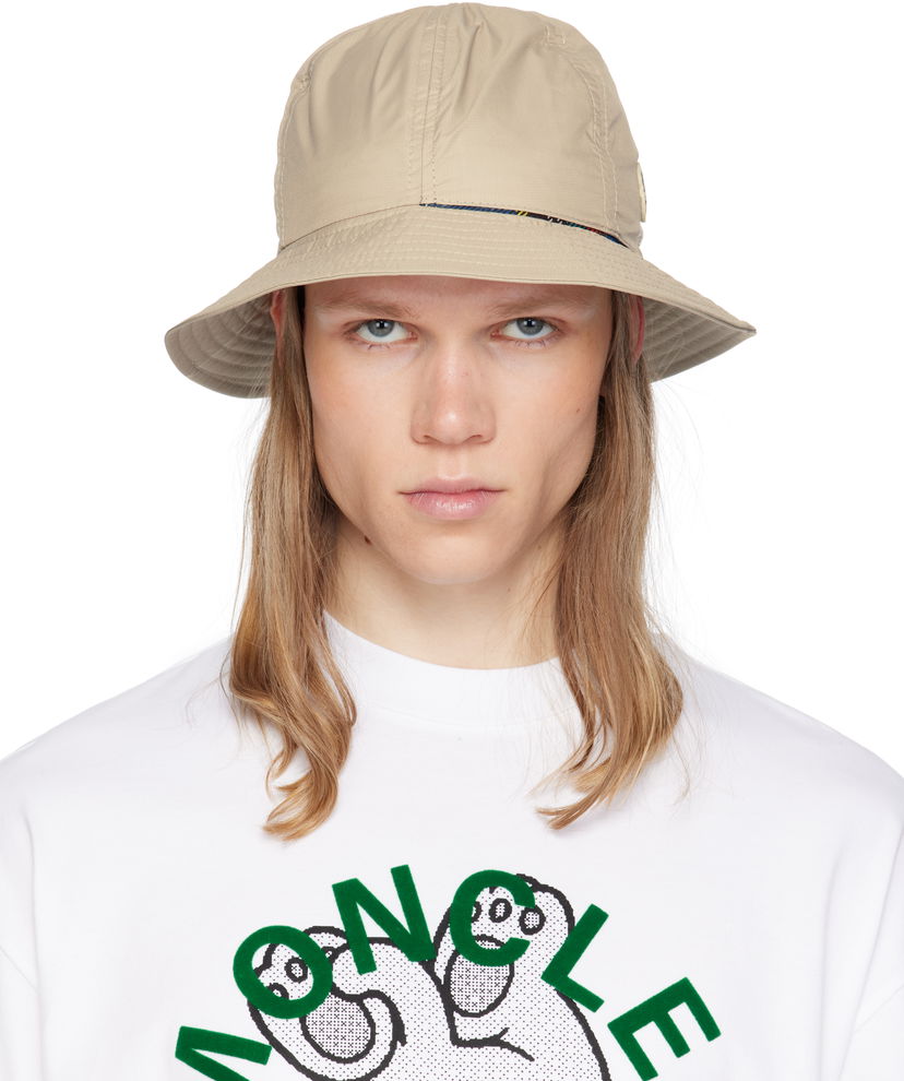 Hat Moncler Moncler Genius x FRGMT Reversible Bucket Hat Beige | K109U3B00001M5848