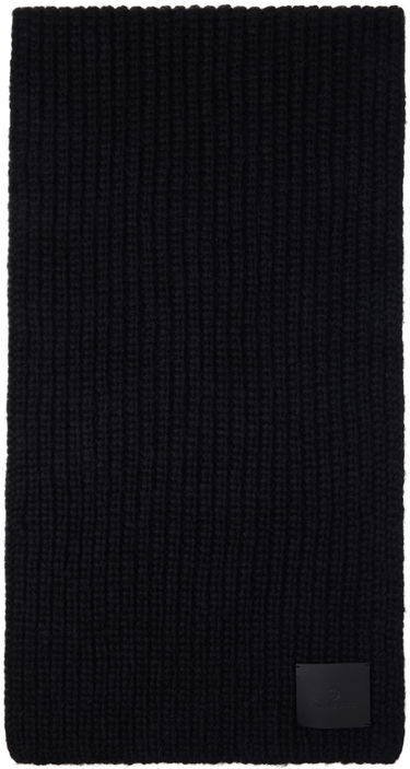 Tørklæde Anine Bing Hannah Knitted Scarf Sort | A-12-3182-000, 0