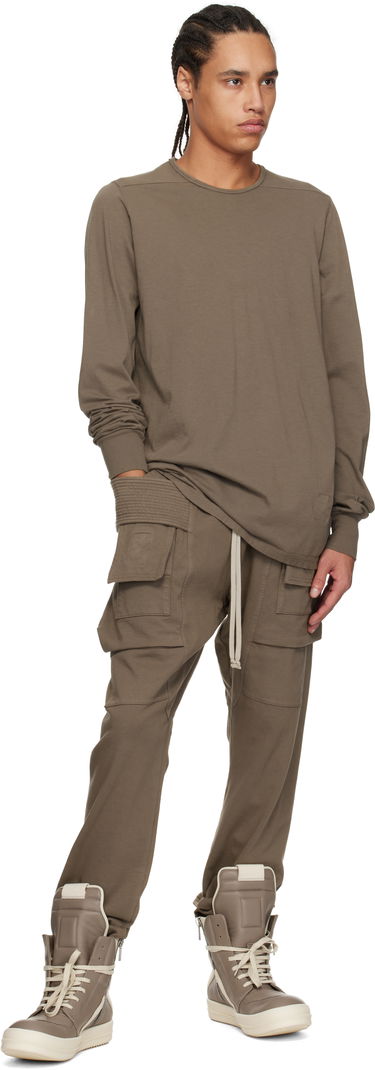 T-shirt Rick Owens Rick Owens DRKSHDW Hollywood Level Long Sleeve T-Shirt Brun | DU01E3260 RN, 3