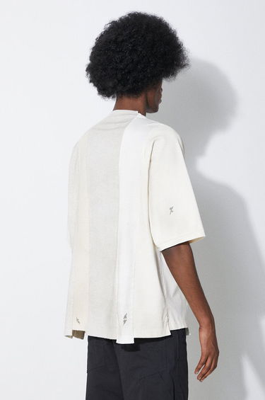 T-shirt Maison MIHARA YASUHIRO Maison MIHARA YASUHIRO Vertical Switching T-Shirt Hvid | A12TS621, 2
