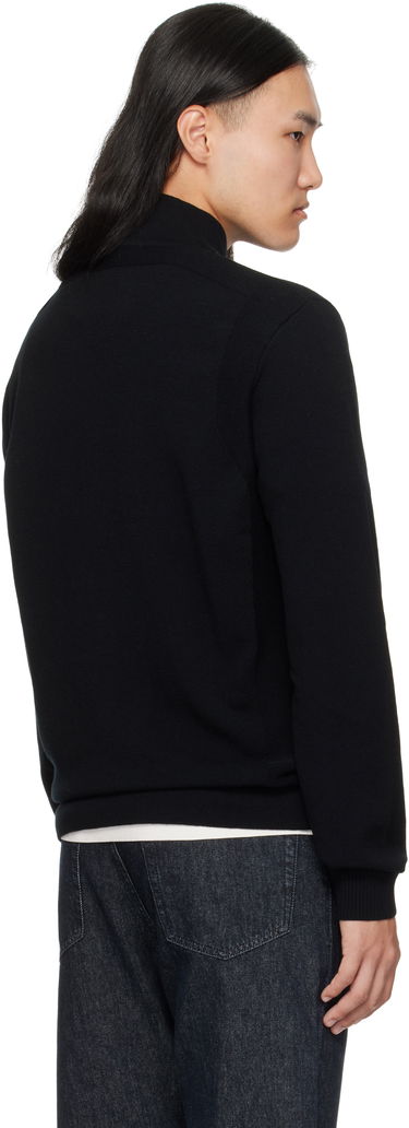 Sweatshirt Stone Island Stone Island Stretch RWS Wool Zip-Up Sweatshirt Sort | K2S15 5100062 S00A1, 2