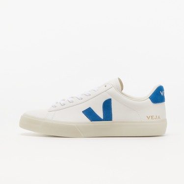 Sneakers og sko Veja Campo Chromefree "White/Swedish Blue" Hvid | CP0502818B, 0