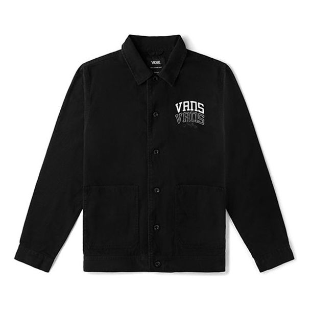 Skjorte Vans Varsity Drill Chore Coat Sort | VN0A5DYSBLK, 0