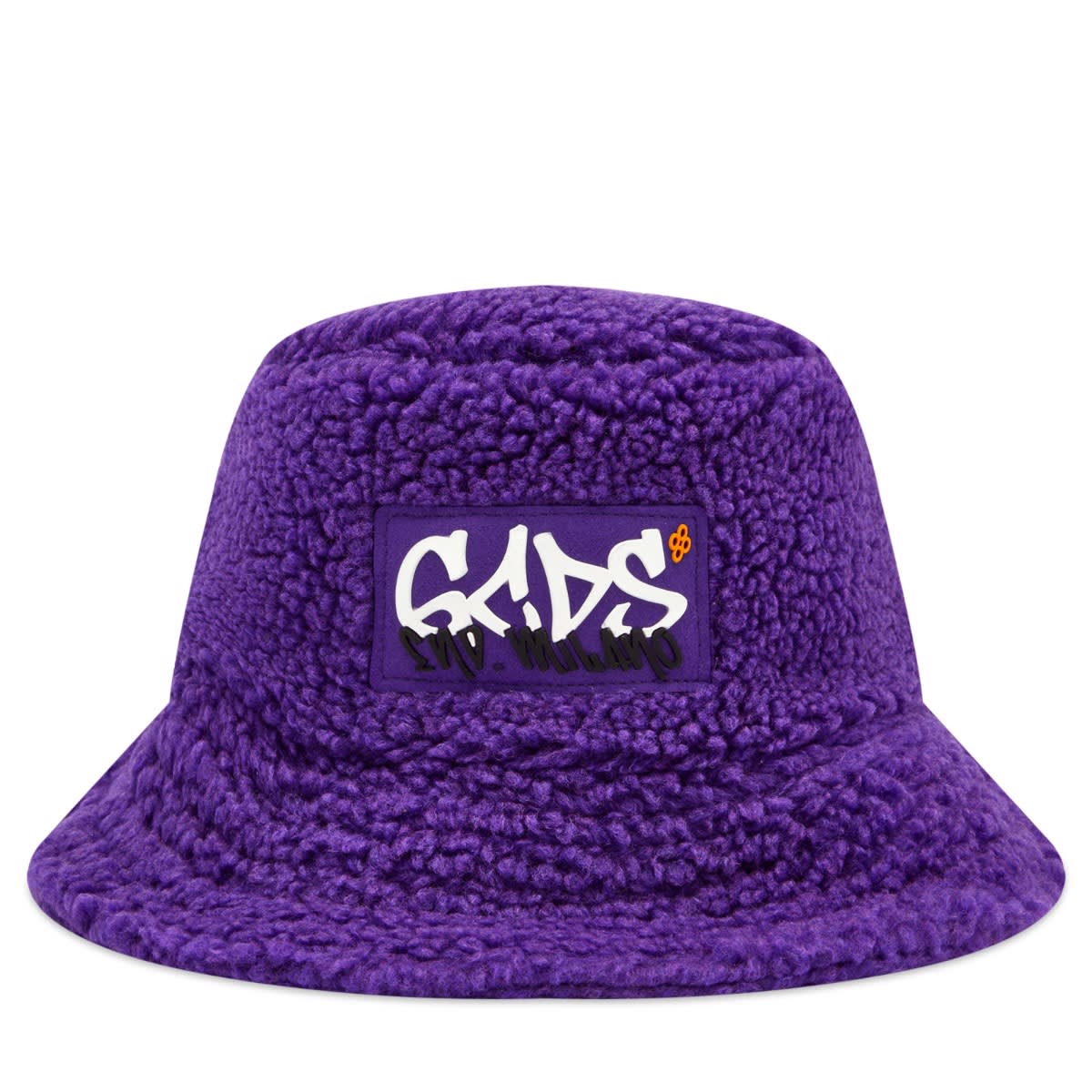 Hat GCDS Milano Fluffy Pile Bucket Hat Lilla | EC23U053001-11, 0