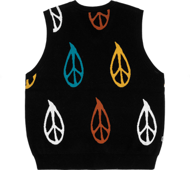 Sweater OBEY Obey Peaced Sweater Vest Sort | 151000059BKM, 1