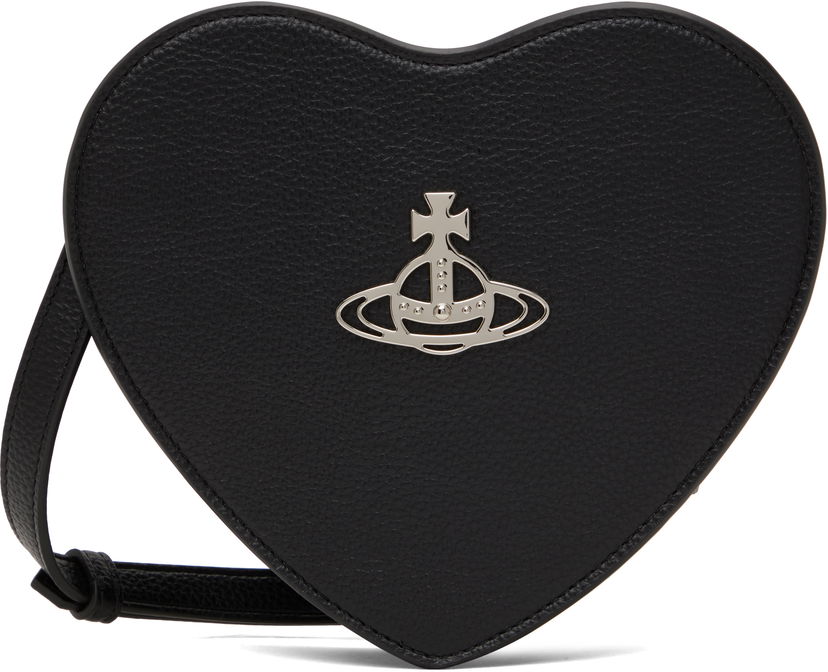 Håndtaske Vivienne Westwood Vivienne Westwood Louise Heart Crossbody Bag Sort | 4803000TW-S000D-