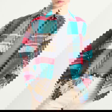 Skjorte Portuguese Flannel Tintor Flannel Check Shirt Flerfarvet | AW25074-GRN, 2