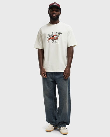 T-shirt Drôle de Monsieur Lobster Martini Graphic T-Shirt Hvid | I-TS277-CO195-OW, 2