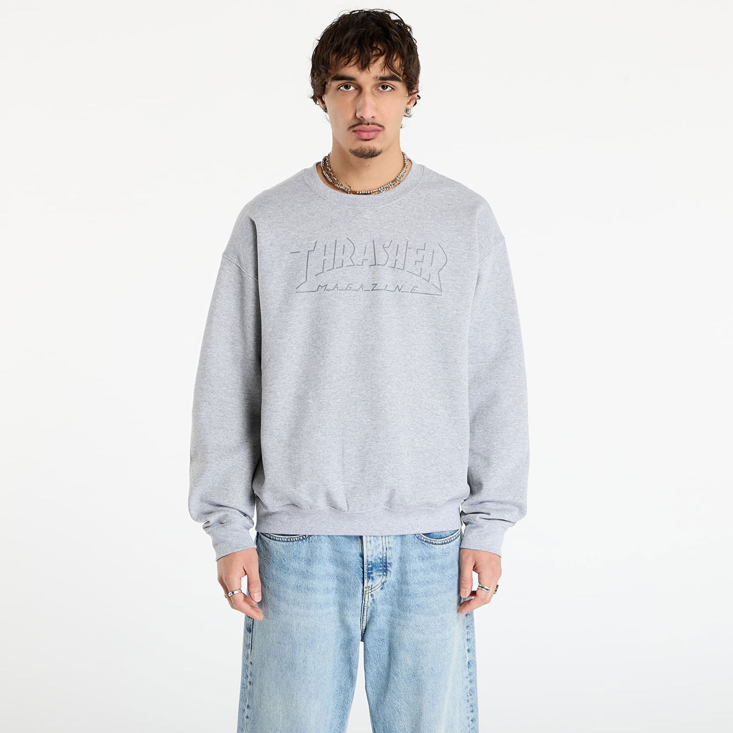 Sweatshirt Thrasher Thrasher Shadow Mag Logo Crewneck Grå | 145767, 0
