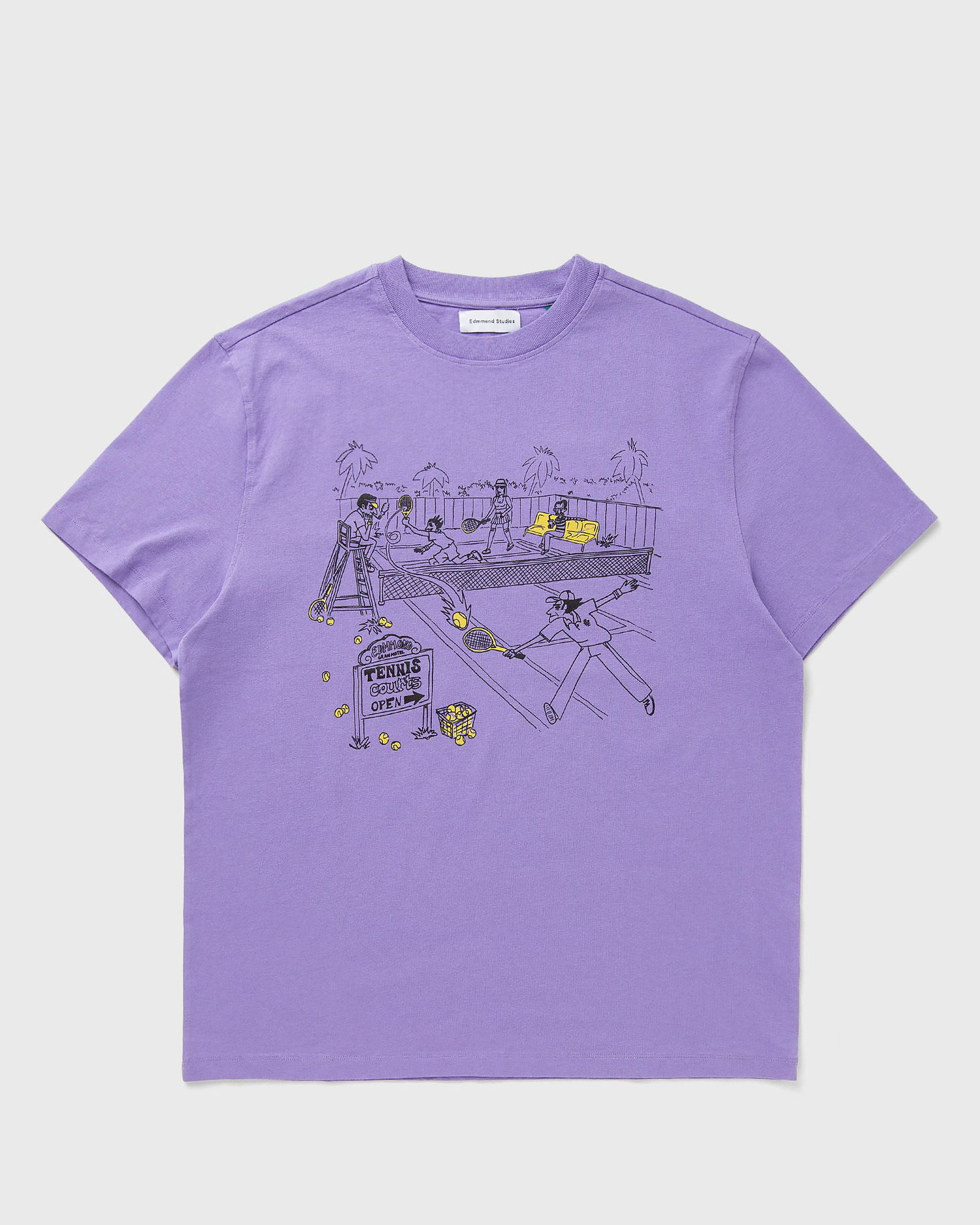 T-shirt Edmmond Studios Edmmond Studios Tennis Courts Graphic T-Shirt Lilla | 125-30-13400, 0