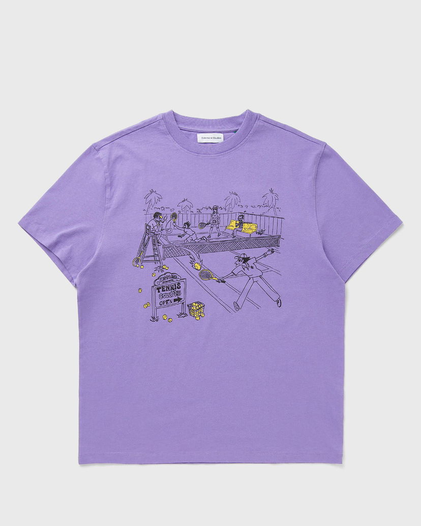 T-shirt Edmmond Studios Edmmond Studios Tennis Courts Graphic T-Shirt Lilla | 125-30-13400