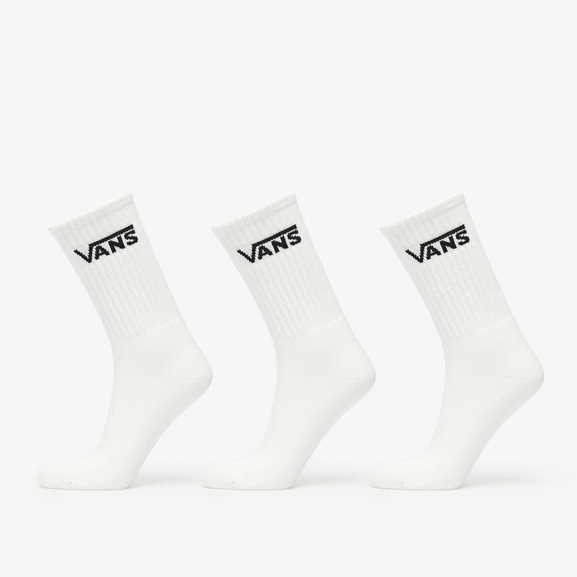 Sokker Vans Vans Classic Crew Socks, 3-Pack Hvid | VN000QBVWHT1