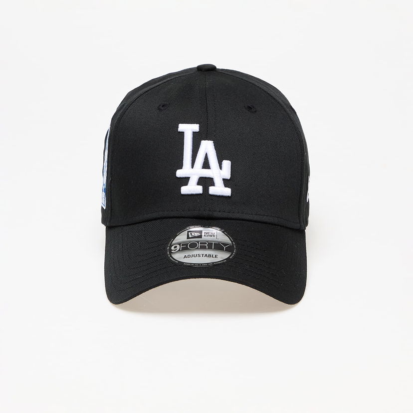 Kasket New Era Los Angeles Dodgers World Series Patch 9FORTY Adjustable Cap Sort | 60422518
