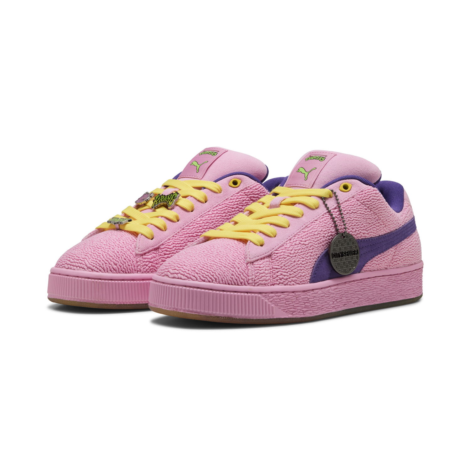 Sneakers og sko Puma PUMA x TNMT Suede XL 2 Lyserød | 401305_01, 1
