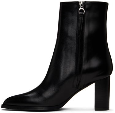 Skopleje Aeyde Aeyde Gloria Leather Block Heel Boots Sort | A11-AB-MLPP75TB-0122-800-001, 2